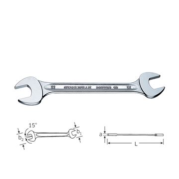 10a 1 1/8 x 1 5/16         DOUBLE OPEN ENDED SPANNER
