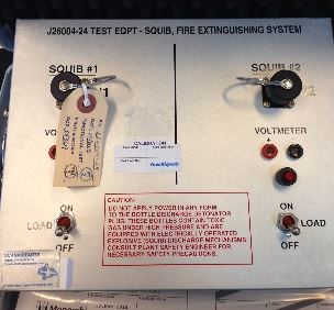 Test Equipment - Squib,  Fire Extinguishing System
