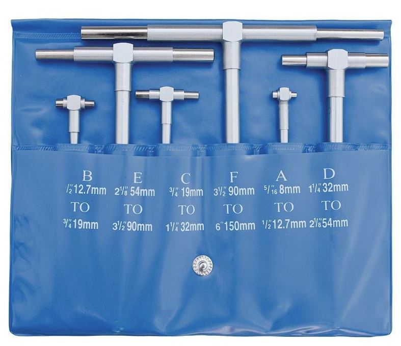 6PCS TELESCOPIC GAUGES 8-150MM  