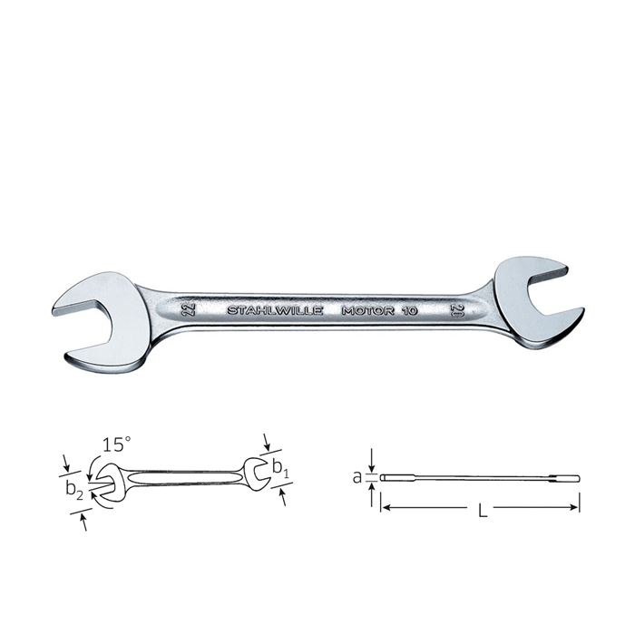 10a 15/16 x 1                  DOUBLE OPEN ENDED SPANNER