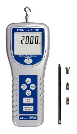 Force Gauge RS232, USB, Range: 20kg, With Calibration Certificate
