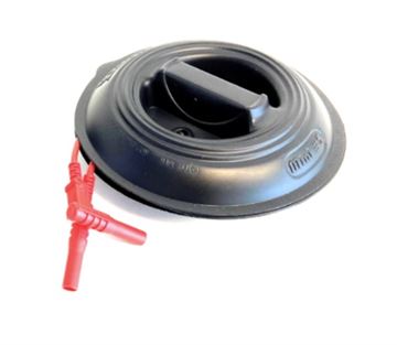 RED STRAIGHT TO RIGHT ANGLE PLUG - EASY-COIL 6M TEST LEAD