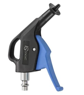 BLOW GUN WITH PROTECTIVE AIR SCREEN