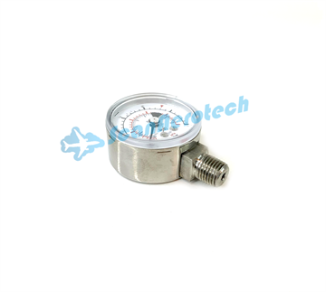 0-40 BAR Pressure gauge 1/4" Bottom connection