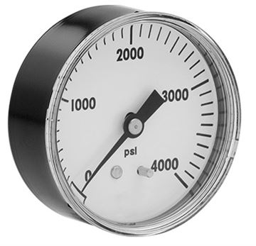 PRESSURE GAUGE - Ø2,5" 4000PSI 1/4NPTM 