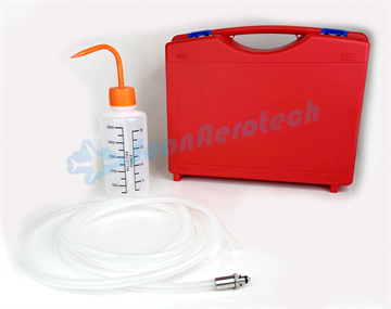 DRAIN ATTACHMENT INCLUDING FILL BOTTLE