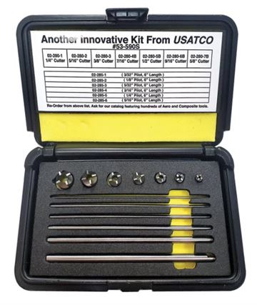 12PC 100DEGREE BACK COUNTERSINK CUTTER KIT