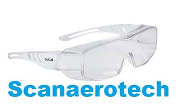 Scratch Resistant Anti-Mist Goggles with Clear Lenses 
