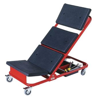 ERGONOMIC CREEPER BOARD WITH ADJUSTABLE BACK REST 5-75DEG.