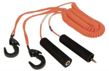 26FT ORANGE COIL HEADSET EXTENSION CORD