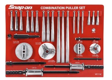 HEAVY-DUTY MANUAL INTERCHANGEABLE MASTER PULLER SET