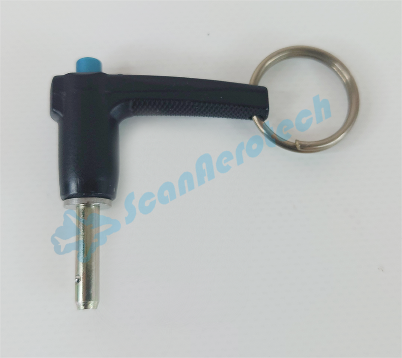 BALL LOCK PIN - L HANDLE 3/16" GRIP 0,5"           