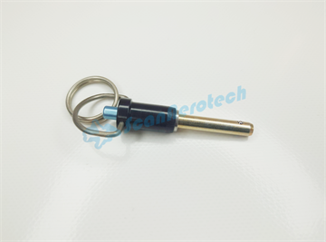 BALL LOCK PIN - RING HANDLE 1/4" x 1"          