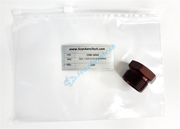 PLUG - 1.3125-12 UNJ-3A ALUMINUM