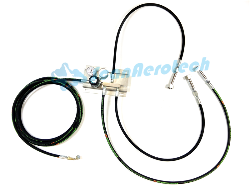 3 BOTTLE UNI4409 (21,7x1/14) HP (2900 PSI) N2 REGULATOR KIT (IT)