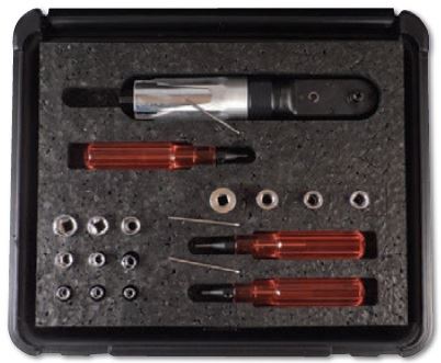 17 PIECE HI-LOK KIT PNEUMATIC RATCHET & SOCKETS