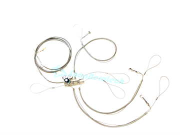 3 BOTTLE DIN477 NO9 OXYGEN REGULATOR KIT 2900PSI AN800-3 (DE)