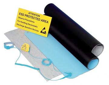ESD Work Station Bench and Floor Mat Kit - 1500 x 610mm