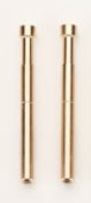 MOQ 2EA - Round/w flat end gold/duraloy tip