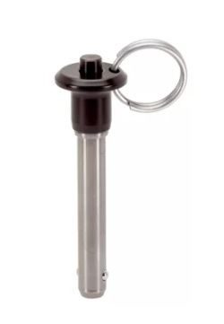 BALL LOCK PIN - B HANDLE -  Ø: 1/2" - GRIP L: 4,1"