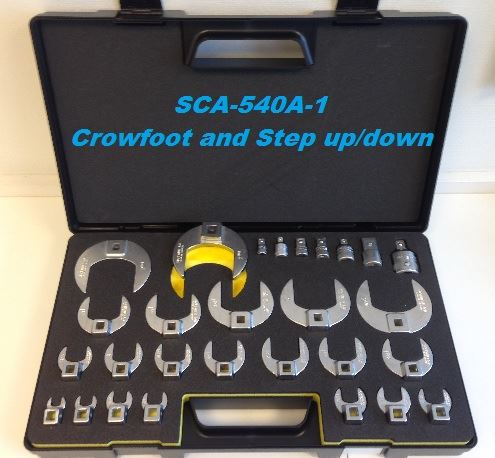 28pcs. Crow Foot and Step Up/Down Kit