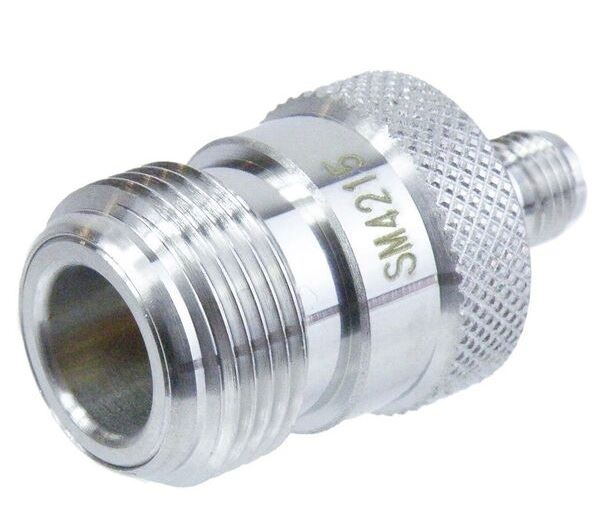 ADAPTER COAXIAL CONNECTOR SMA JACK - FEMALE SOCKET TO N JACK - 50 OHMS