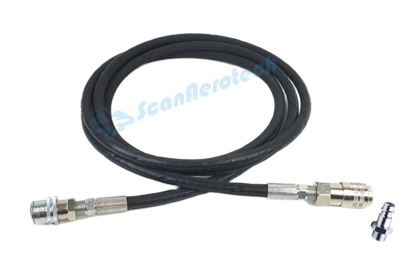 Inline Tire Charging Hoses 3m Small Valve VG8 