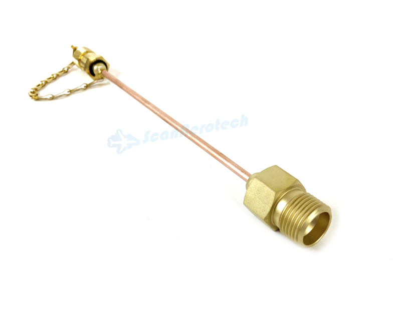 Oxygen Transfill Adapter AirLine (SCOTT) TO CGA540-S (Filtered)