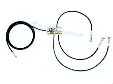 3 BOTTLE DIN477 NO.10 LP (400PSI) N2 REGULATOR KIT (DE)