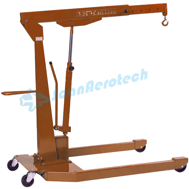 3300LBS/1500KG HYDRAULIC CRANE LIFTING HEIGHT 2,6M