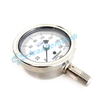 0-160 PSI Pressure gauge 1/4'' Bottom connection