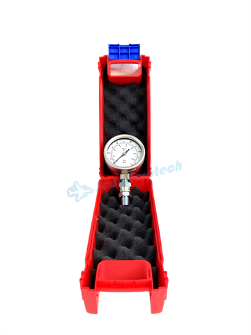 0-10 PSI PRESSURE GAUGE 1/4" NPT INCLUDING CALIBRATION AND CASE