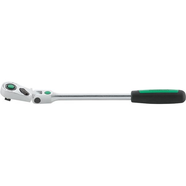 452QR FLEXIBLE JOINT RATCHET FINE TOOTH 3/8" WITH QR.